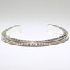 Silver/14K Bracelet by Lyle Secatero 6"
