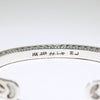 Silver/14K Bracelet by Lyle Secatero 6"