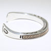 Silver/14K Bracelet by Lyle Secatero 5"
