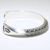 Silver Bracelet by Lyle Secatero 5-1/2"