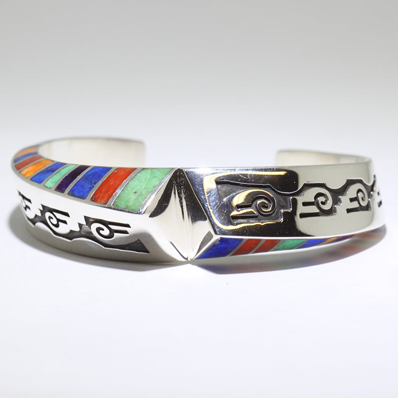 Inlay Bracelet by Lonn Parker 5-1/2"