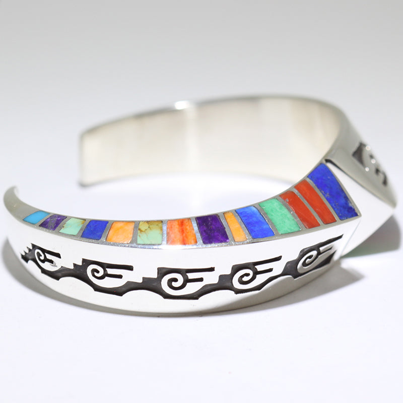Inlay Bracelet by Lonn Parker 5-1/2"