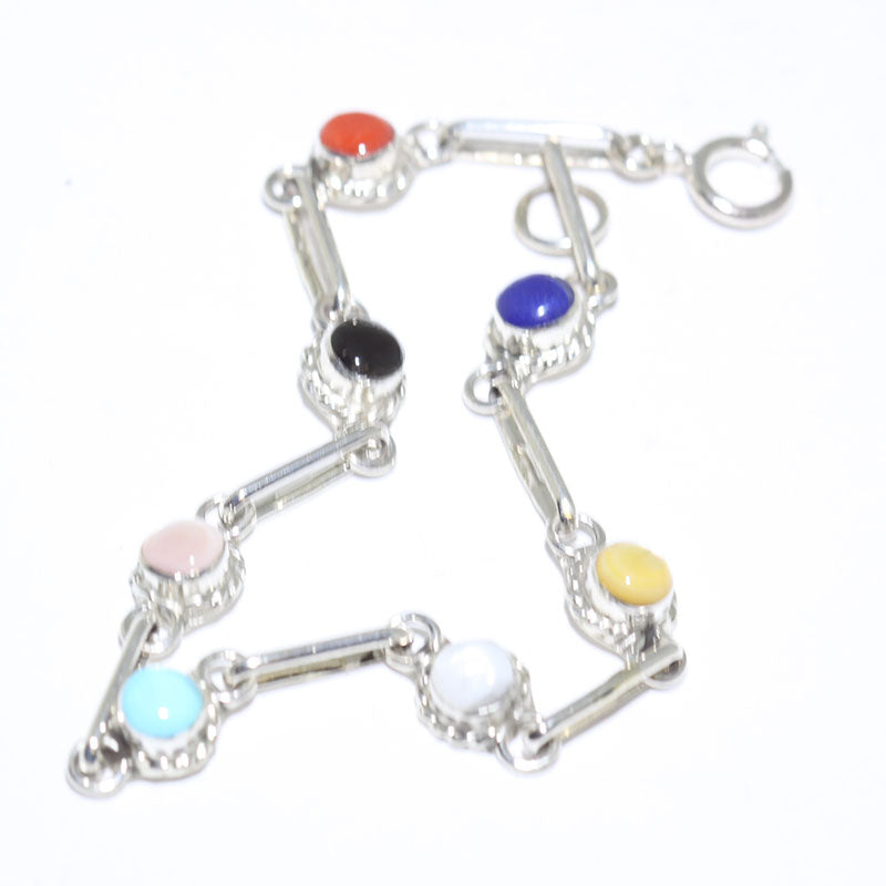 Multi-color Bracelet by Zuni 7"