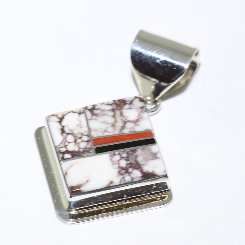 Inlay Pendant by Wayne Muskett