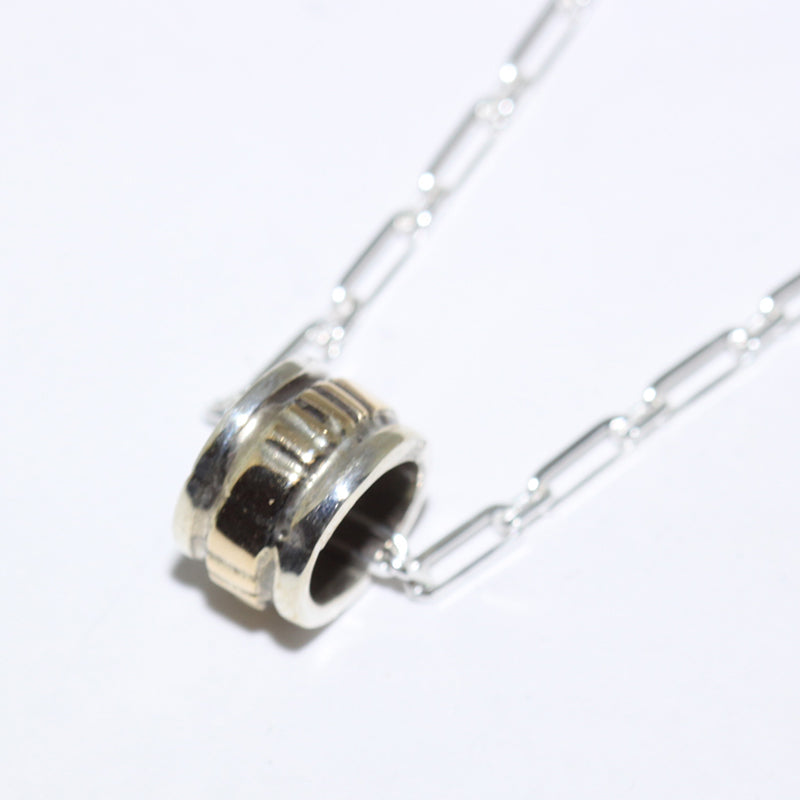 Silver/Gold Pendant by Bruce Morgan