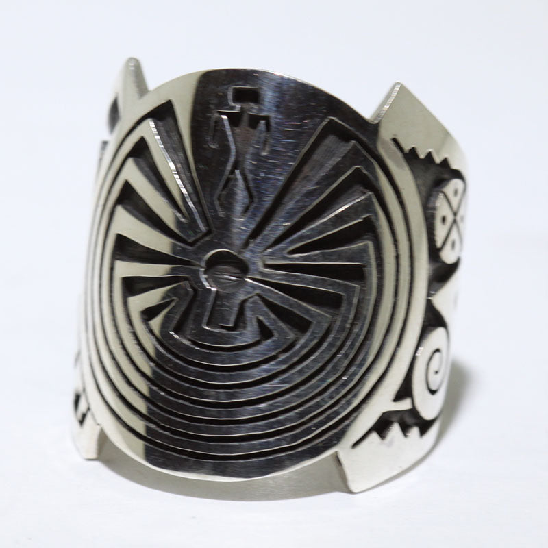 Silver Ring by Berra Tawahongva- 10.5