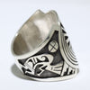 Silver Ring by Berra Tawahongva- 10.5