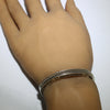 Silver/14K Bracelet by Lyle Secatero 5"