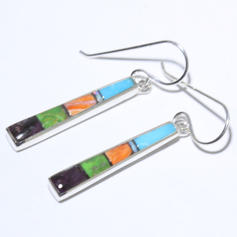 Inlay Earrings by Navajo