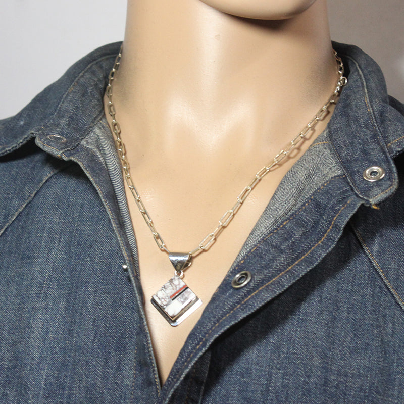 Inlay Pendant by Wayne Muskett