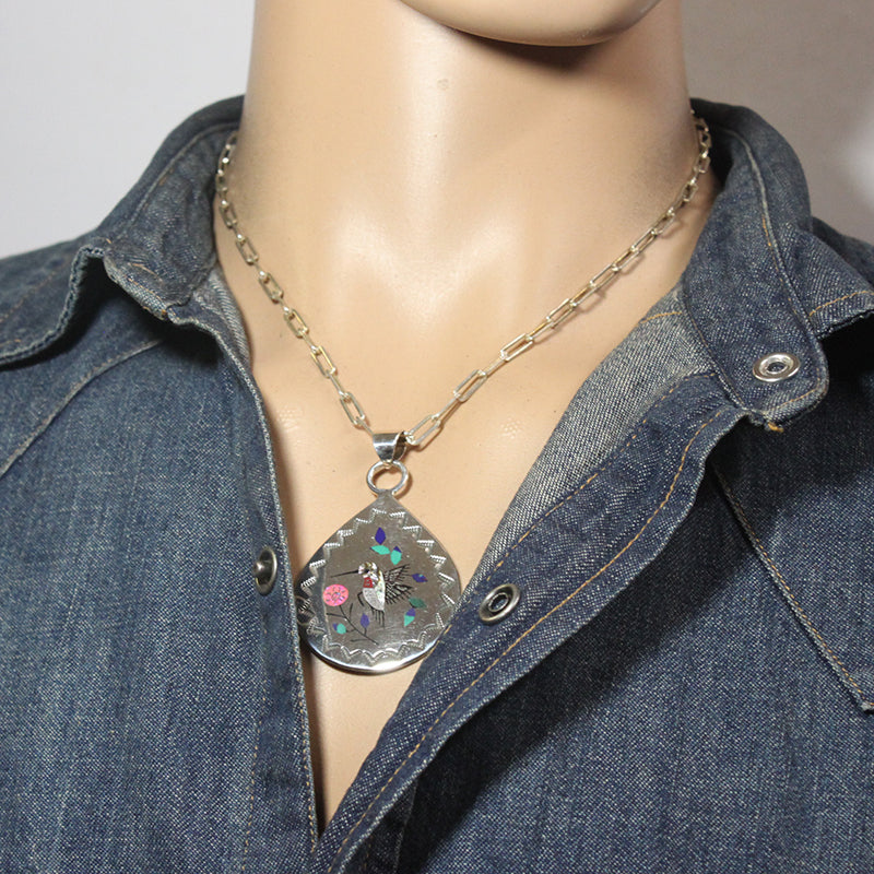 Inlay Pendant by Raymond Boyd