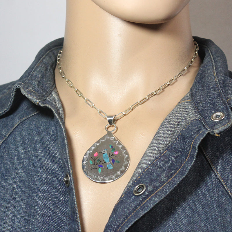 Inlay Pendant by Raymond Boyd