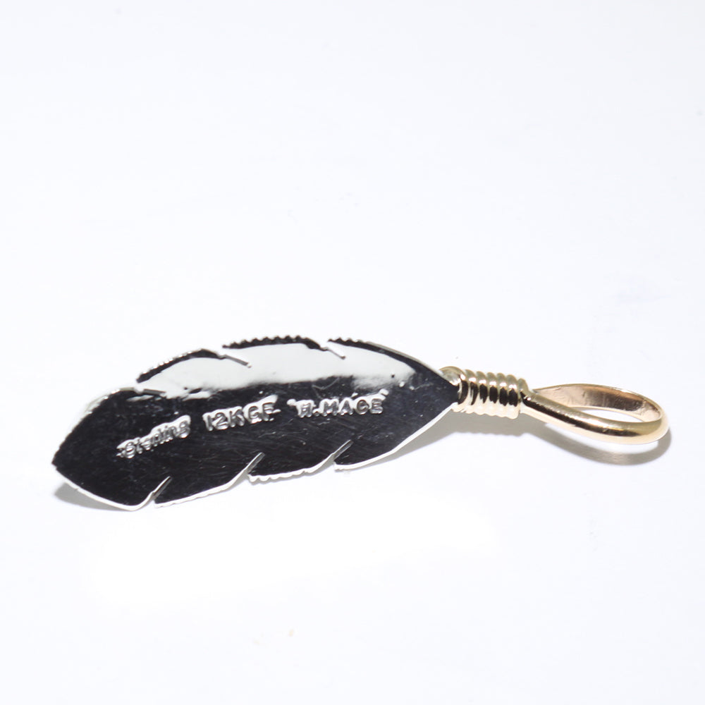 Persian Feather Pendant by Harvey Mace