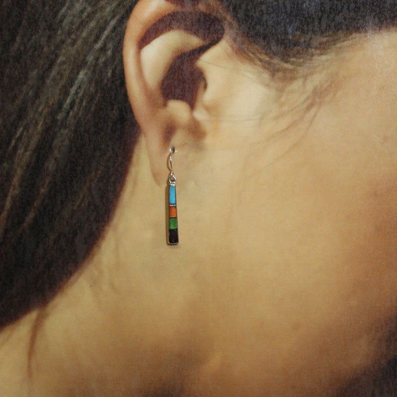 Inlay Earrings by Navajo