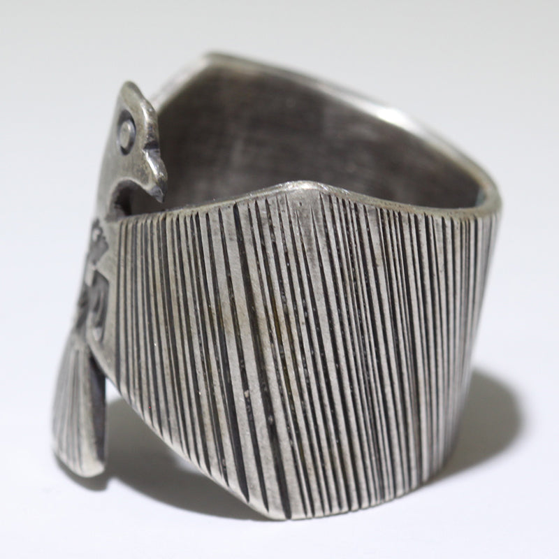 Coin Silver Ring by Falcon Trading Co.- 10.5