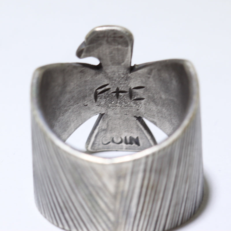Coin Silver Ring by Falcon Trading Co.- 9.5