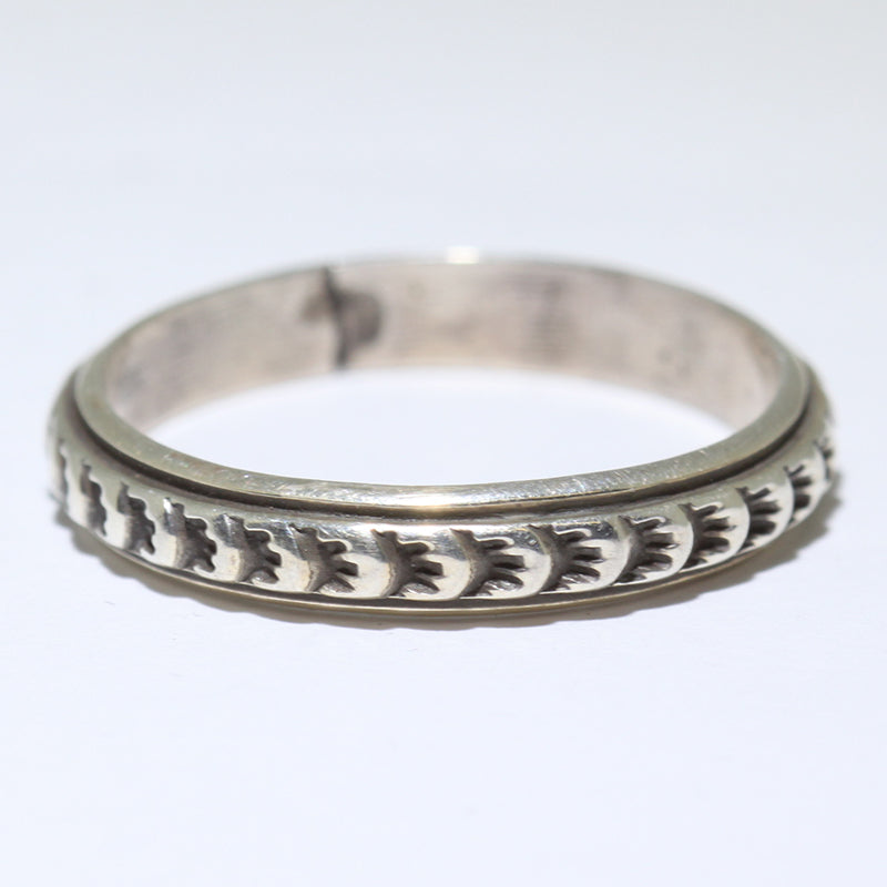 Silver Ring by Tsosie Orville White- 13