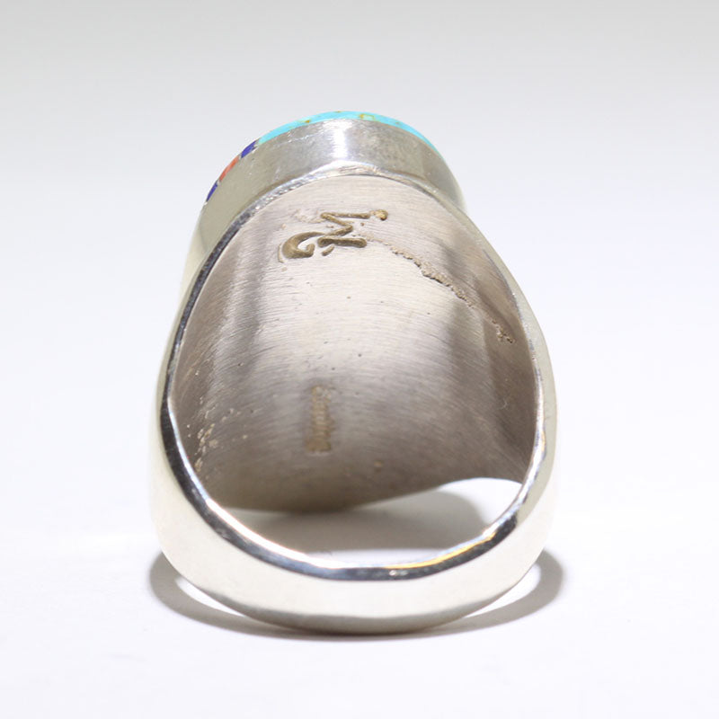 Inlay Ring by Navajo- 10.5