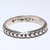Silver Ring by Tsosie Orville White- 13