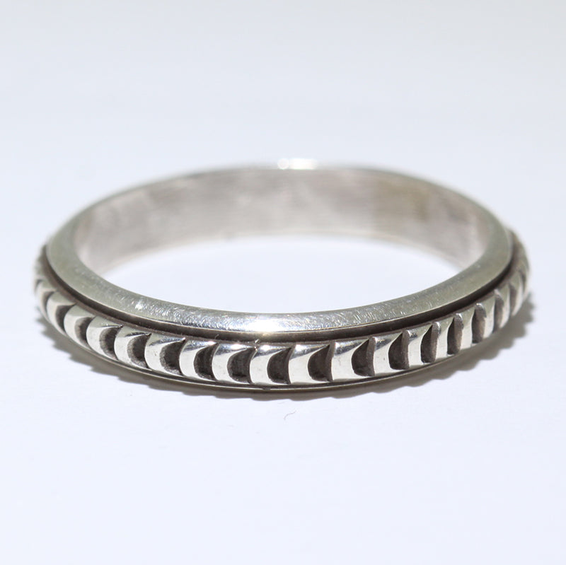 Silver Ring by Tsosie Orville White- 12.5