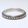 Silver Ring by Tsosie Orville White- 12.5