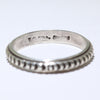 Silver Ring by Tsosie Orville White- 12.5