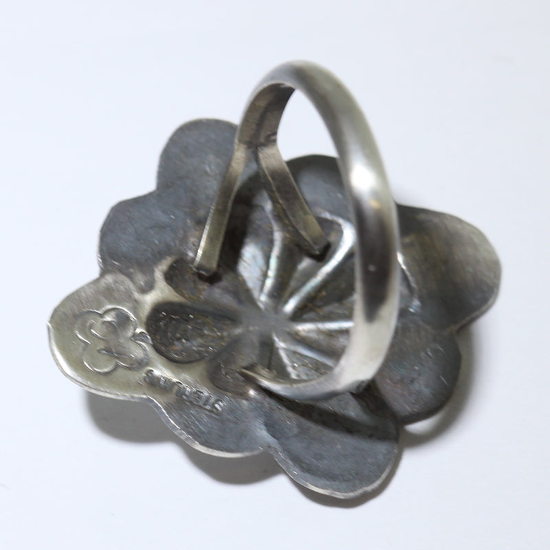 Silver Ring by Arnold Goodluck- 9