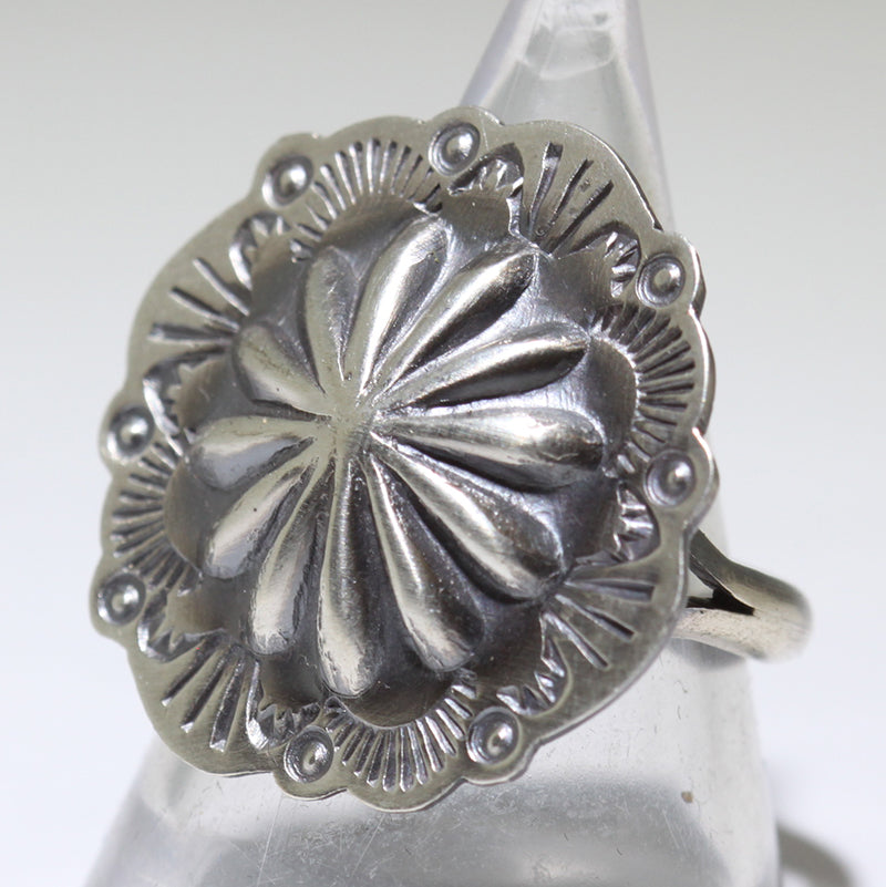Silver Ring by Arnold Goodluck- 7.5