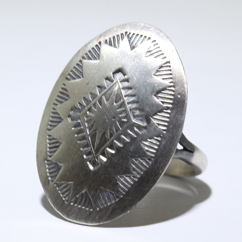 Silver Ring by Arnold Goodluck- 8.5