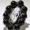 White Buffalo Ring by Navajo- 9.5