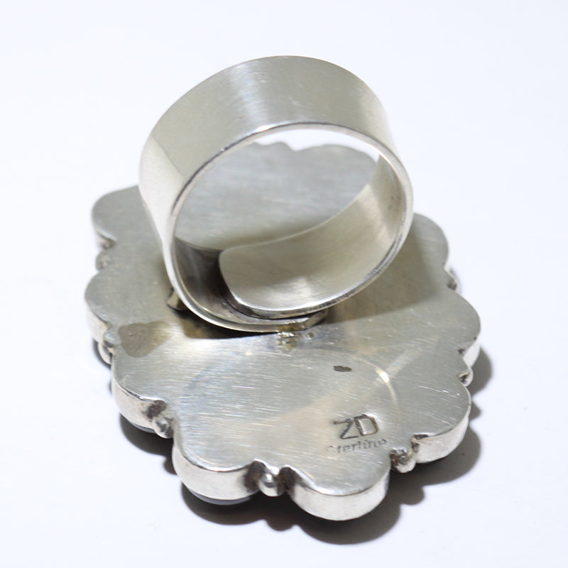 White Buffalo Ring by Navajo- 9.5