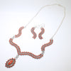 Coral Necklace Set by Navajo