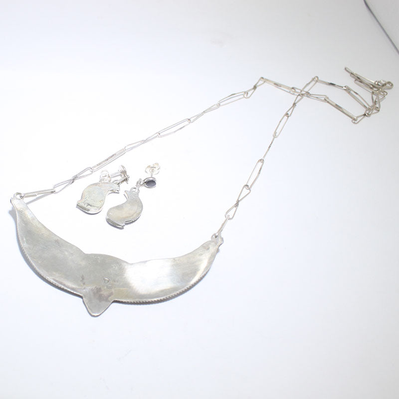 Inlay Necklace Set by Navajo