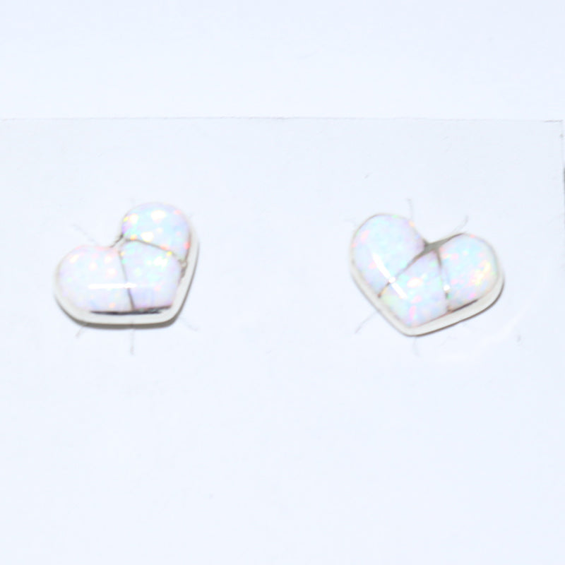 Inlay Earrings by Navajo