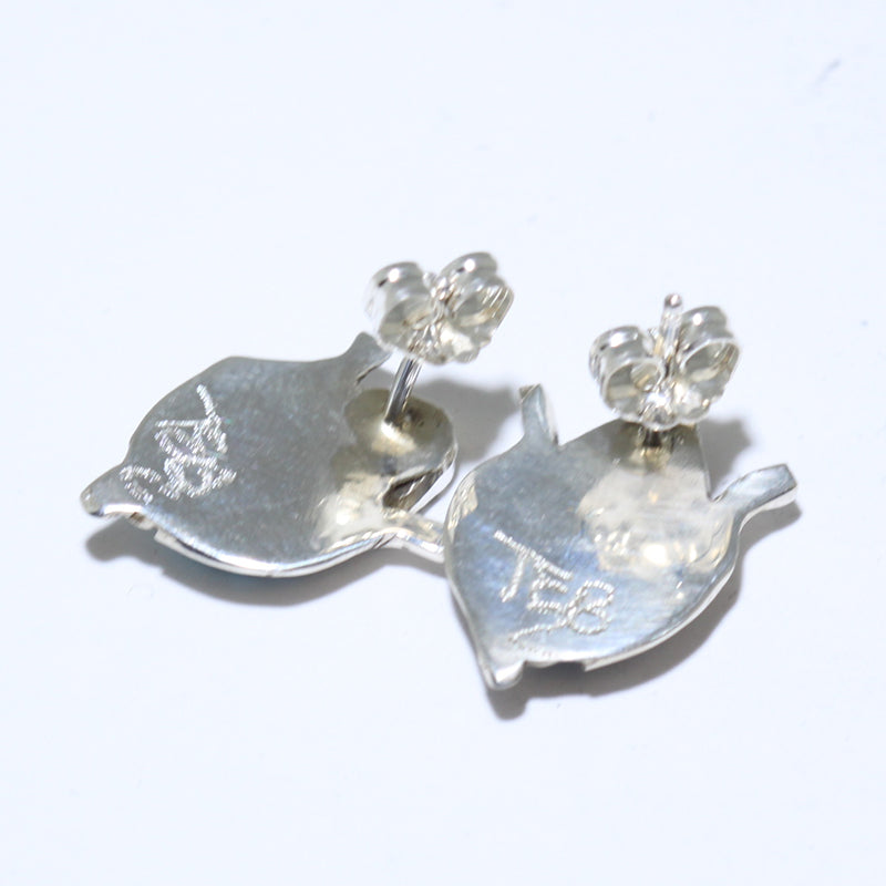 Inlay Earrings by Navajo