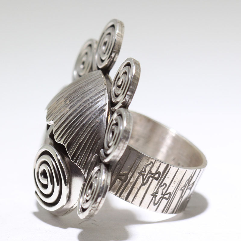 MAIDEN＊R-133 Silver925 #10 Maiden Ring by Alex Sanchez- 11 – Gallup Trading