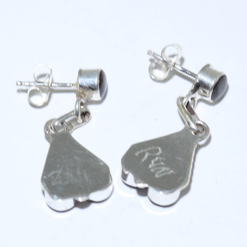 Inlay Earrings by Navajo