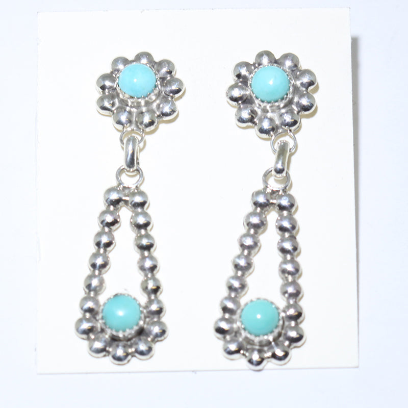 Turquoise Earrings by Navajo