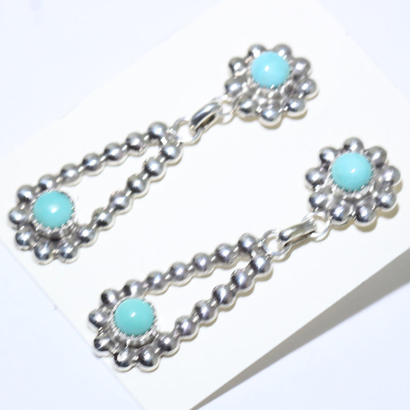 Turquoise Earrings by Navajo