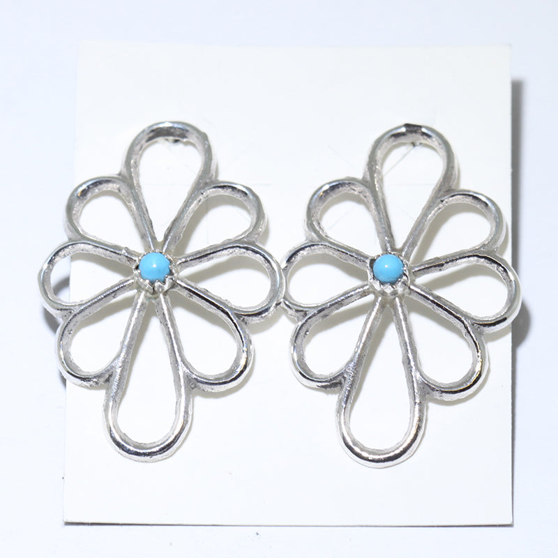 Turquoise Earrings by Navajo