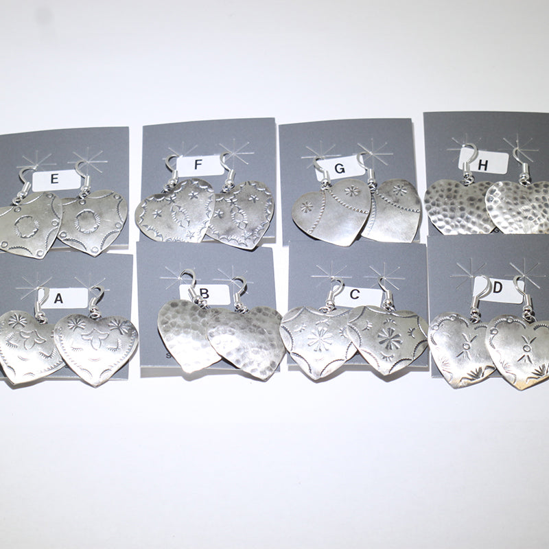 Heart Earrings by Pauline Nelson