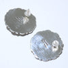 Silver Earrings by Tsosie Orville White