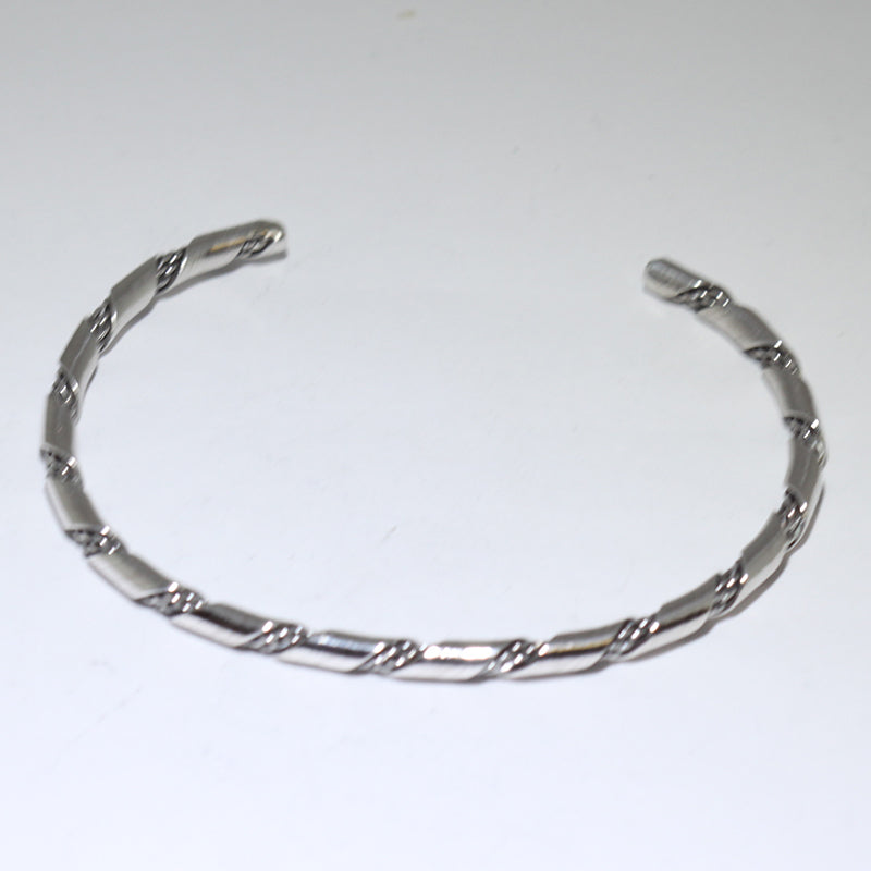 Silver Bracelet by Navajo 5-1/4"