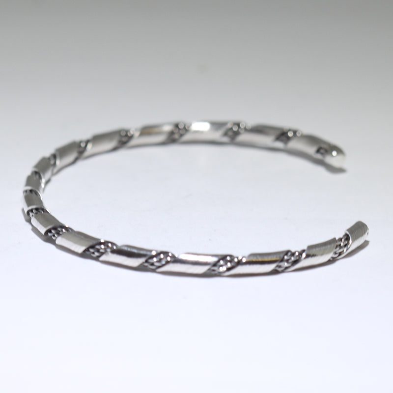 Silver Bracelet by Navajo 5-1/4"