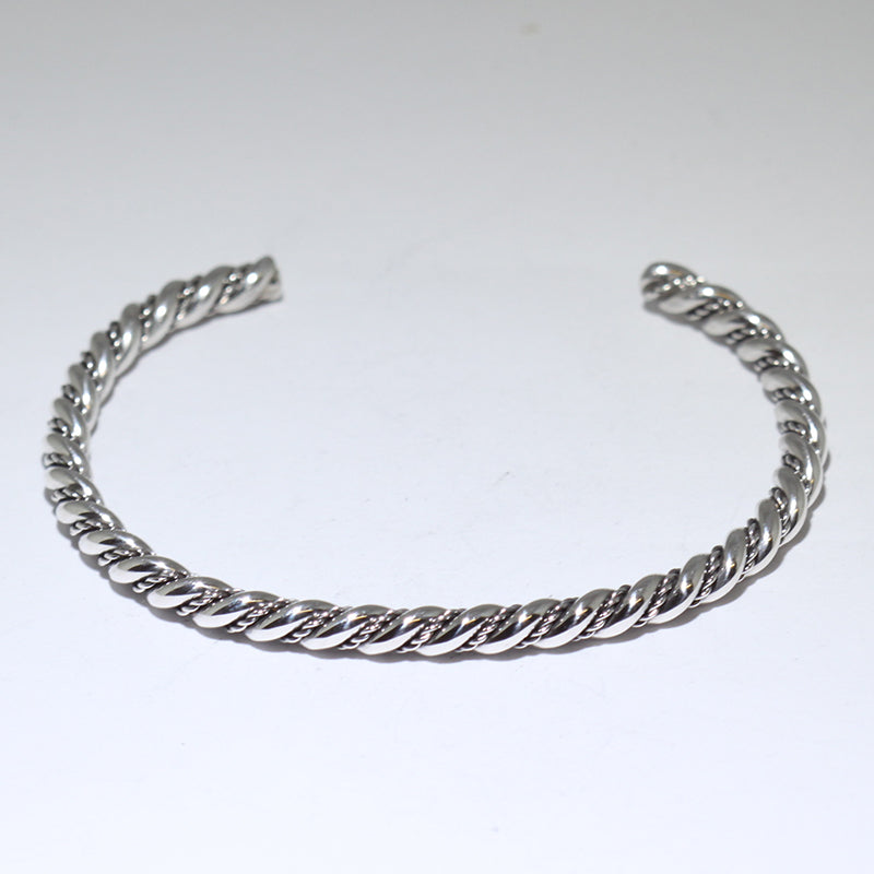 Silver Bracelet by Navajo 5"