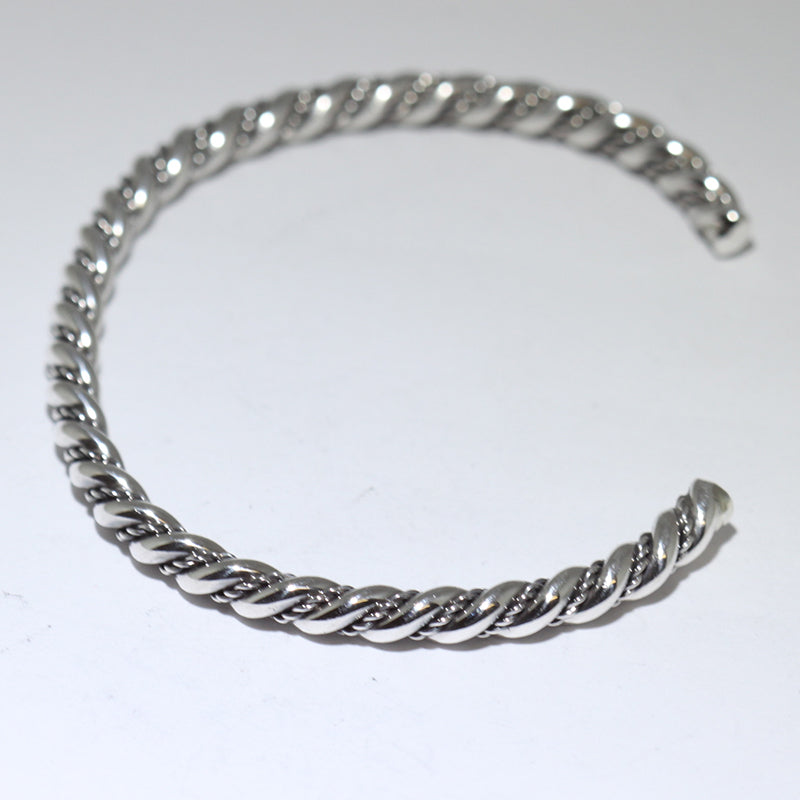 Silver Bracelet by Navajo 5"