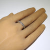 Silver Ring by Tsosie Orville White- 13