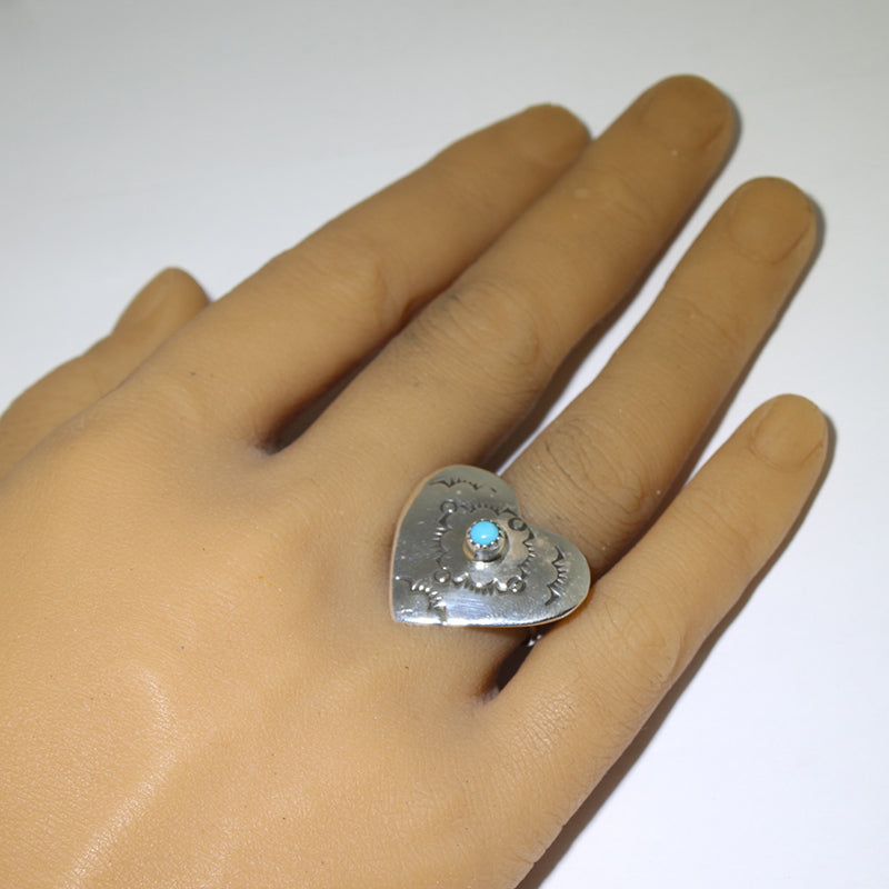 Heart Ring by Pauline Nelson- 7.5