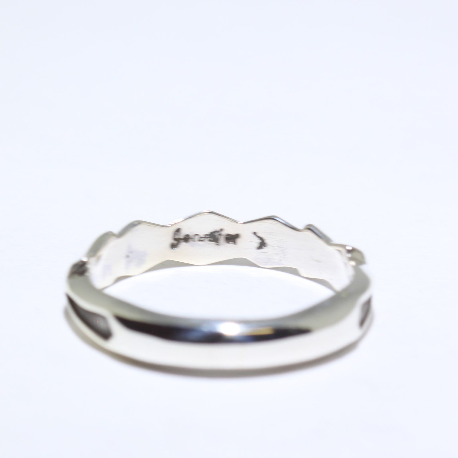 Half Round Stamp Ring by Jennifer Curtis