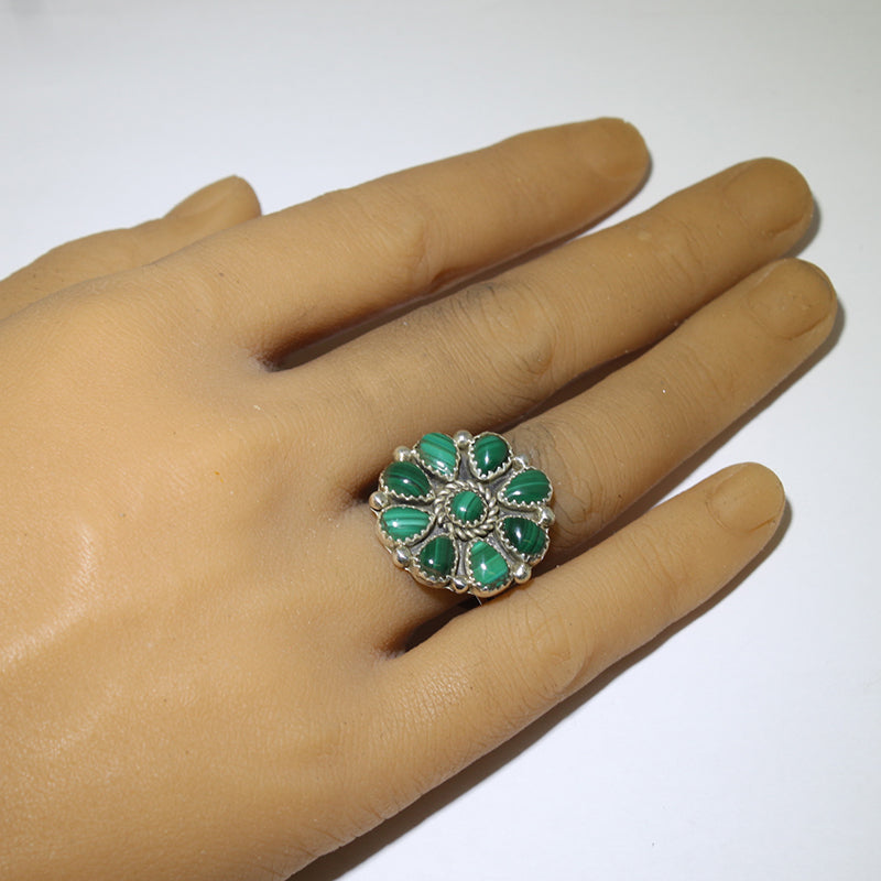 Malachite Ring by Navajo- 9.5